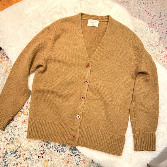 Aritzia Wilfred Cashmere Cardigan - Picture 2 of 4